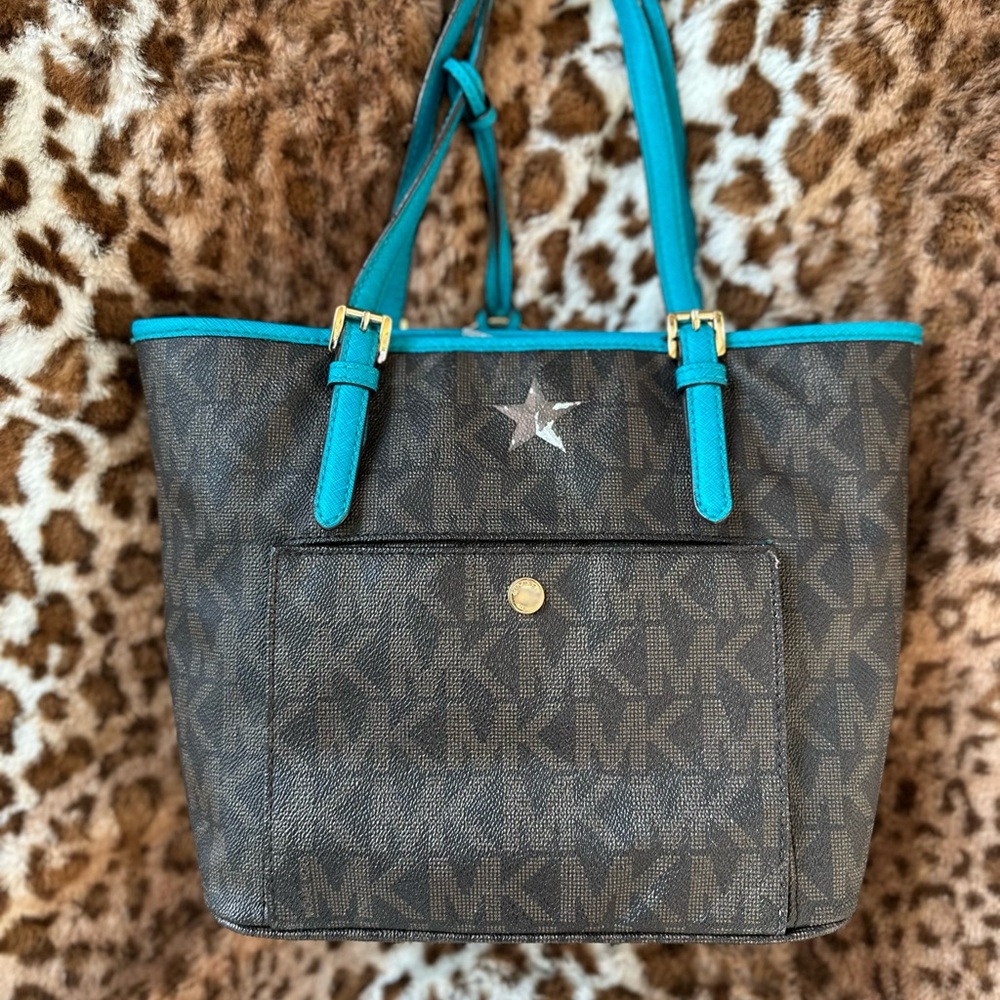 Michael Kors Brionna and Blue Star Tote monogram - Picture 4 of 16